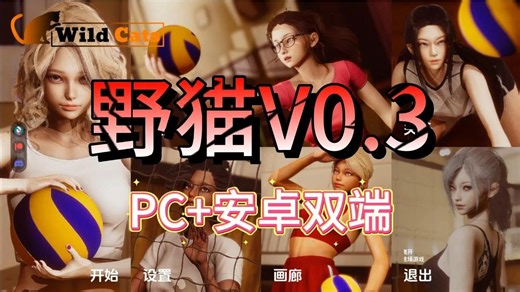 【亚洲风SLG汉化动态】野猫WildCats V0.3 PC+安卓双端官中！我大爷都能玩！！