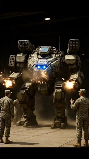 🚨 U.S. Army’s Futuristic War Mech Stands & Walks | Realistic Military Robot 🤖🔥#army #military #mechs