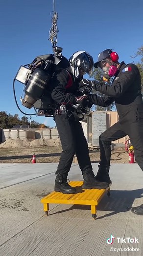 Controlled Fire Ignition Demonstration on Yellow Platform