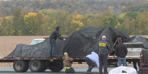 Fatal plane crash wreckage taken to Delaware to continue investigation