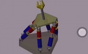 MATLAB并联机器人Stewart平台仿真simulink simscape 运动学