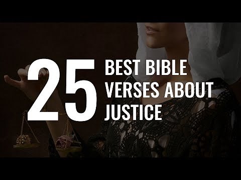 Top 25 Best Bible Verses about Justice