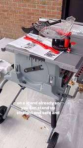 19K views · 176 reactions | Cutting made easy with 10" Table Saw! ✨ Comes with a sturdy stand and a foldable design for effortless storage. ️ Plus, the safety guard is a breeze to install, so you can focus on making precision cuts with confidence. Oli Design House #Woodworking #Tools #TableSaw #PrecisionCuts #DIY #DIYProjects #Furniture #Construction #Decor | King Canada Inc | Facebook
