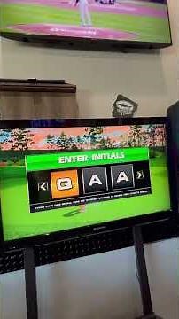 Golden tee gameplay.