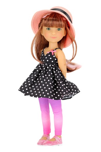 Ruby Red Siblies - Bailey | 12" Articulated Collectible Doll | Tan Skin