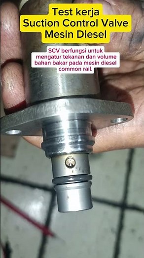 Suction Control Valve (SCV) #Shorts #engine #mechanic #shortvideo #SCV #SuctionControlValve