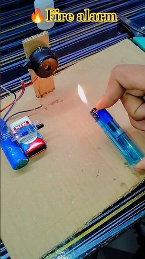 How to make fire alarm projec 🔥fire alarm project working model fire alarm project using ir sensor