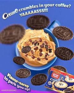 9.8K views · 11K reactions | Need a perk me up? Tikman ang mga flavor-sarap coffee ng Great Taste! Available in Great Taste Choco, Great Taste Supreme in Toffee Hazelnut and Black Forest Latte, and Great Taste Cream-O! U0062P020524G | Great Taste Coffee | Facebook