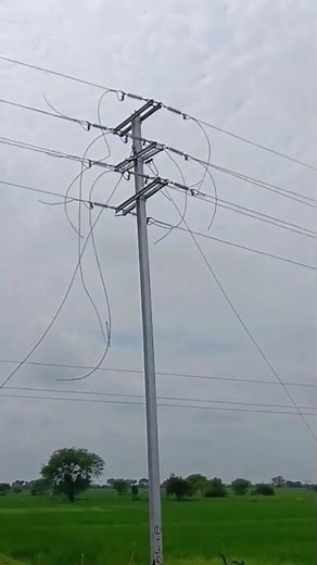 33 kv Transmission Line,33 kv line construction work#works #33 kv substation #electrical #wiring