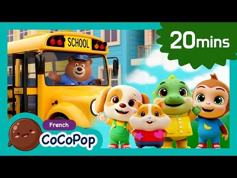 [20 Min] 🚌 Les Roues du Bus, Véhicules de Secours, ABC & 7 autres | Comptines pour Enfants