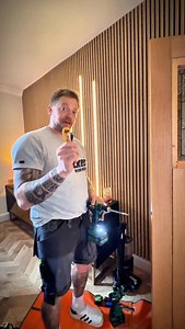 10K views · 129 reactions | Been asked this a million times so here it is , use a key ring or a carabiner clip to help you make sure you’re drilling nice and level for your latch barrel, if it slides forward your drilling down if it slides towards you your drilling on an upward angle , #carpenter #diy #joiner #joiner #tools #tips #tipsandtricks #lifehack | David Finnegan | Facebook