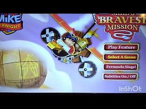 dvd menu walkthrough mike the knight mikes bravest mission UK DVD 2015