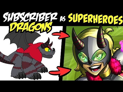 Dragon Heroes of Terragopolis (A PopCross Community Story & Speedpaint)