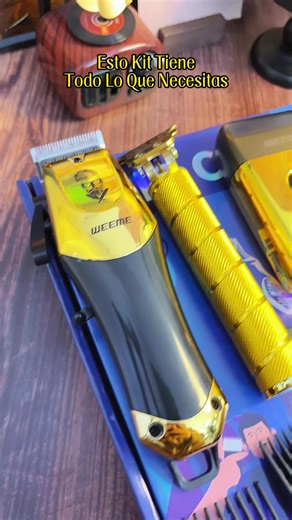 Kit Profesional para Cuidado de Barba 100% Waterproof