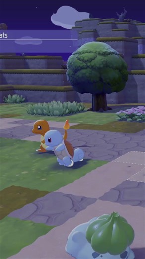 Charmander Bulbasaur Squirtle walk #pokopia