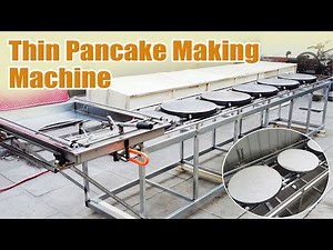 Automatic Thin Pancake Making Machine in Action | Fast & Fluffy Every Time! 🥞#pancake #foodmachine