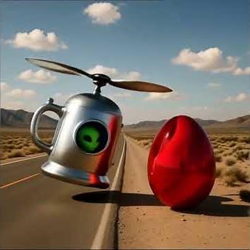 Alien, Egg & Flying Beer Mug 🚀🥚🍺 | Sci-Fi Parody Animation
