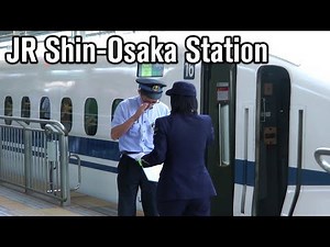新幹線 N700A 女性運転士 他いろいろ JR新大阪駅にて Shinkansen trains at JR Shin-Osaka Station