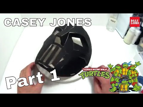 DIY Casey Jones Mask Part 1 - Cardboard Costume