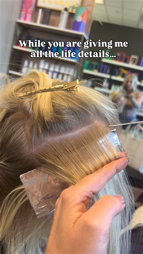 MPLS COLORIST/EXTENSIONS on Instagram: "Hair apts aren’t just about the results, it’s about the time spent getting there! I love being able to give you the hair of your dreams while you catch me up on life. My relationships with my clients are beyond important to me. #highlights #angelasatelier #blondehair #hairdresser"