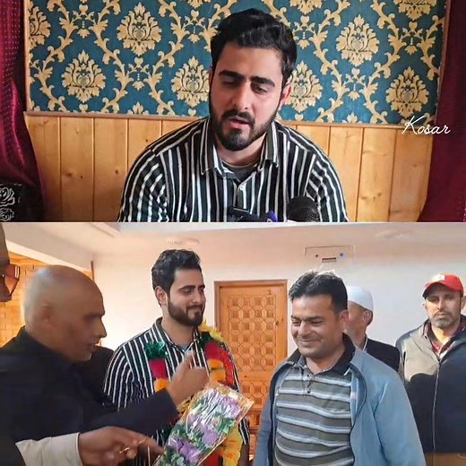 Meet Raja Azhar( UPSC Qualifier)from Sub Division Uri area of Bijhama . Persistent Hard work and Proper Utilization of youtube for Educative purpose a key to success as without coaching Azhar qualified the Prestigious UPSC Exams. | Kosar Arfat