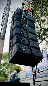 55K views · 1.3K reactions | The waterproof line array system is installing！ #betathree #proaudio #linearray #linearrayspeaker #linearraysystem #prosound #stagesound #soundequipment #soundrental #livesound #soundcheck #livespeaker #audioengineering #stage #soundcheck #soundequipmentcompanies | Beta Three | Facebook