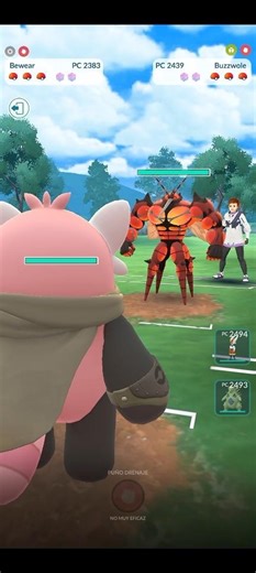 💥Bewear Vs Buzzwole, PVP Batalla de Luchadores en Pokémon Go💥 #Pokemongo #pokémon #short