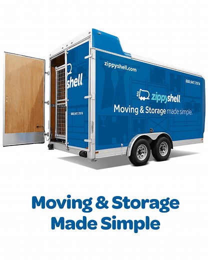 No need to rent a truck, our easy-to-pack portable storage containers are delivered directly to your door. Get a quote! | Zippy Shell Moving and Storage