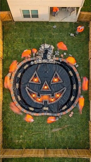 DIY Halloween: Watch Us Dig a Giant Pumpkin Pond in Minutes!