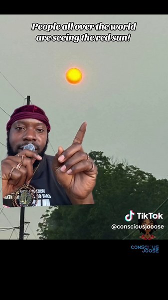 People all over the world are seeing the red sun. #redsun #sun #redkatchIna #viral #trending #foryou #spiritual