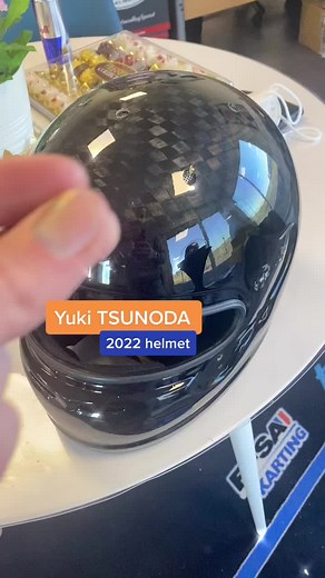 2022 Yukitsunoda AlphaTauri F1 Racing Helmet Design