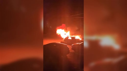 49K views · 36 reactions | A video shows the shocking moment a burning car explodes in a residential road. | KentOnline News | Facebook