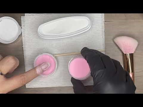 French Tip With Dip Powder Tutorial For Beginners