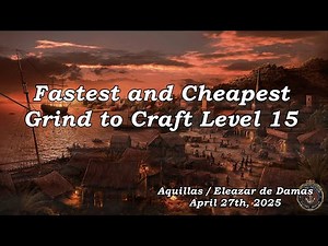 Naval Action - Fastest and Cheapest Way to Grind to Craft Level 15