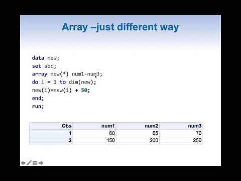 Splitting single variable into multiple variables in SAS using SAS Arrays.