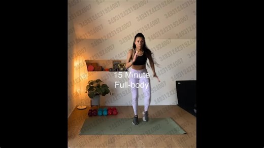 2024.05.28 【MovebyKim】15分钟全身锻炼 | 哑铃锻炼 | HIIT 高强度训练 ：）