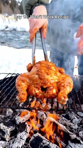 🍖🍗 Chicken by Snowy Mountains ❌ Day 13/100