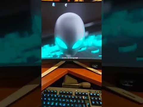 Alienware QD-OLED AW3423DW - quick demo and first startup in the USA.