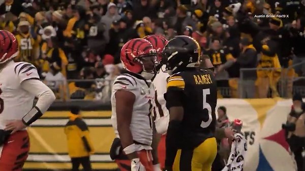 Ja'Marr Chase caught spitting on Jalen Ramsey during NFL altercation