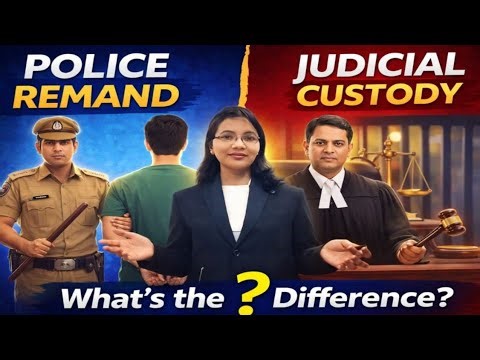 Police Remand vs Judicial Custody | Complete Guide (CrPC)