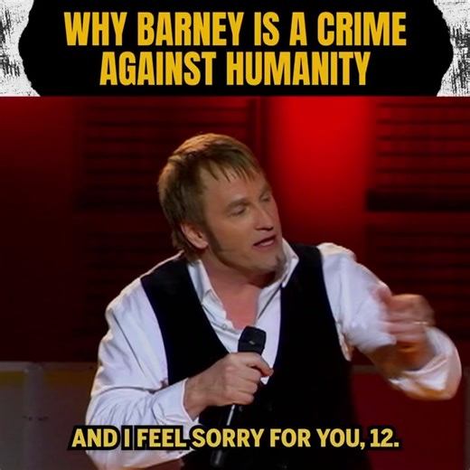 465K views · 18K reactions | Why Barney is a crime against humanity… ️Tickets and tour dates near you at bradstine.com #standupcomedy #bradstine #BradStineComedy #PCFree #standup #barney #kidsshow | Brad Stine | Facebook