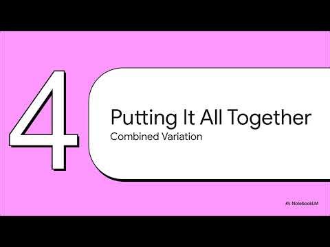 Mathematics Form 5 - Chapter 1 Variation