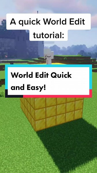 World Edit tutorials made for beginner to intermediate builders. I want to share my passion for building and help others find a creative outlet. Follow for more! #tutorial #minecraftbuilding #gaming #minecrafttutorial #minecraft #helpful #mojang #fyp #building