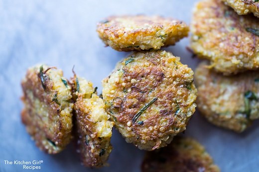 Zucchini Quinoa Fritters – The Kitchen Girl