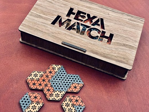 Hexa Match - the Tile-laying Board Game - Etsy