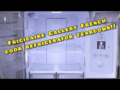 Frigidaire FRFG1723AV Gallery French door refrigerator: how to disassemble