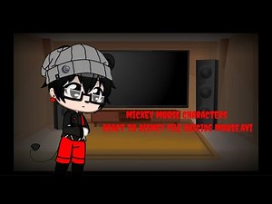 mickey mouse characters react to disney file suicide mouse.avi