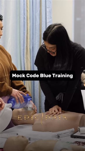 𝐄𝐏𝐈𝐂 𝐏𝐀𝐈𝐍 | 𝐔𝐑𝐆𝐄𝐍𝐓 𝐂𝐀𝐑𝐄 | 𝐖𝐄𝐋𝐋𝐍𝐄𝐒𝐒 | 𝐌𝐄𝐃 𝐒𝐏𝐀 on Instagram: "Turns out, we didn’t just wake up like this! 😉 Providing confident, EPIC care takes continuous training and dedication. Take a peek at our team completing a Mock Code Blue simulation—because being ready for our patients is always the priority. 🚨💪 #nurse #painmanagementsolutions #training #sanantonio #texas"