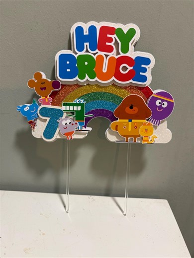 Hey Duggee Cake Topper - Any Age , Any Colours , Any Size, Any Theme Possible ! Just Let Me Know What You Like and I’ll Work My Magic ! - Etsy UK