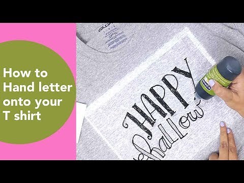 How to use fabric paint on clothes